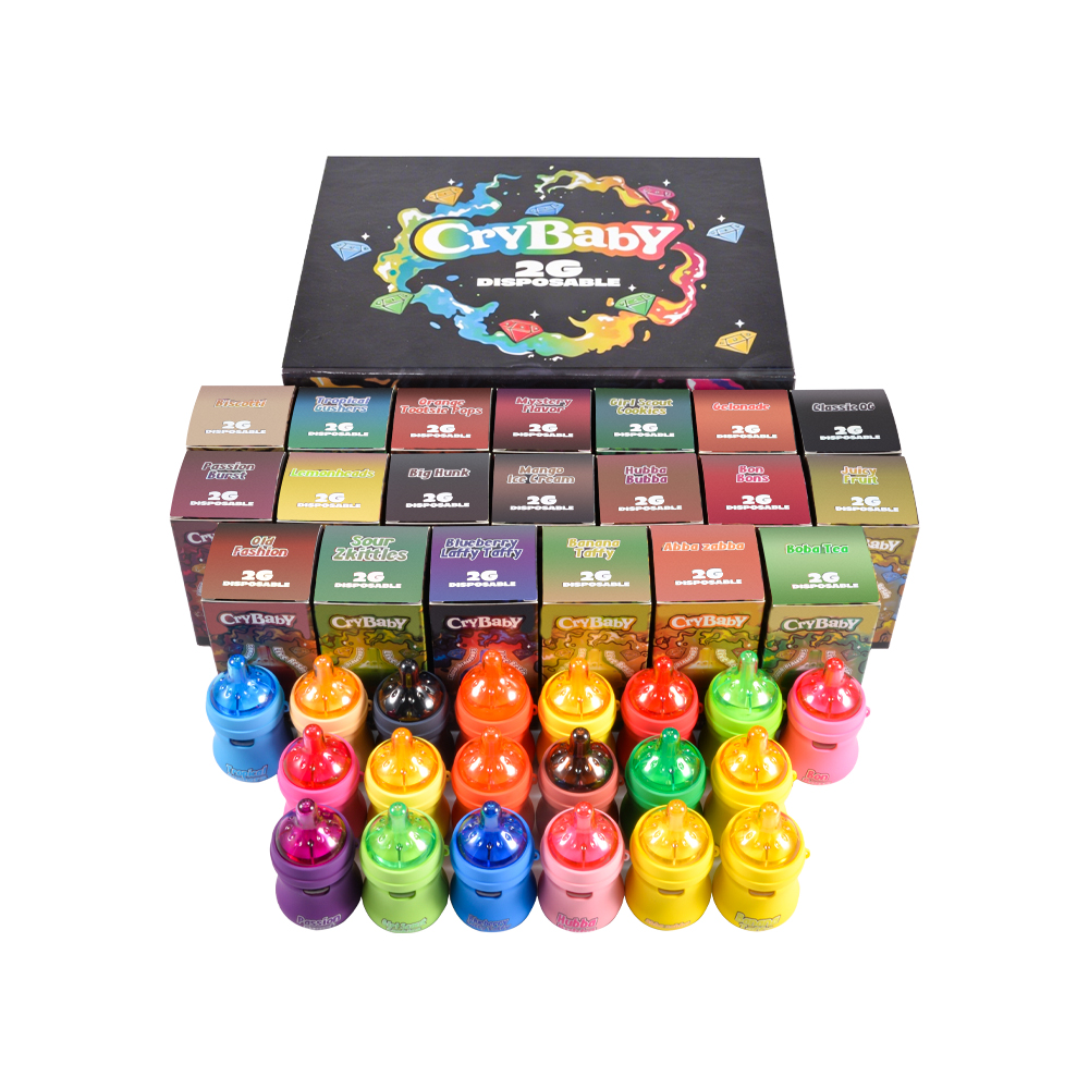 USA Stock Crybaby Baby Bottle 2g Empty Disposable Vape Pen
