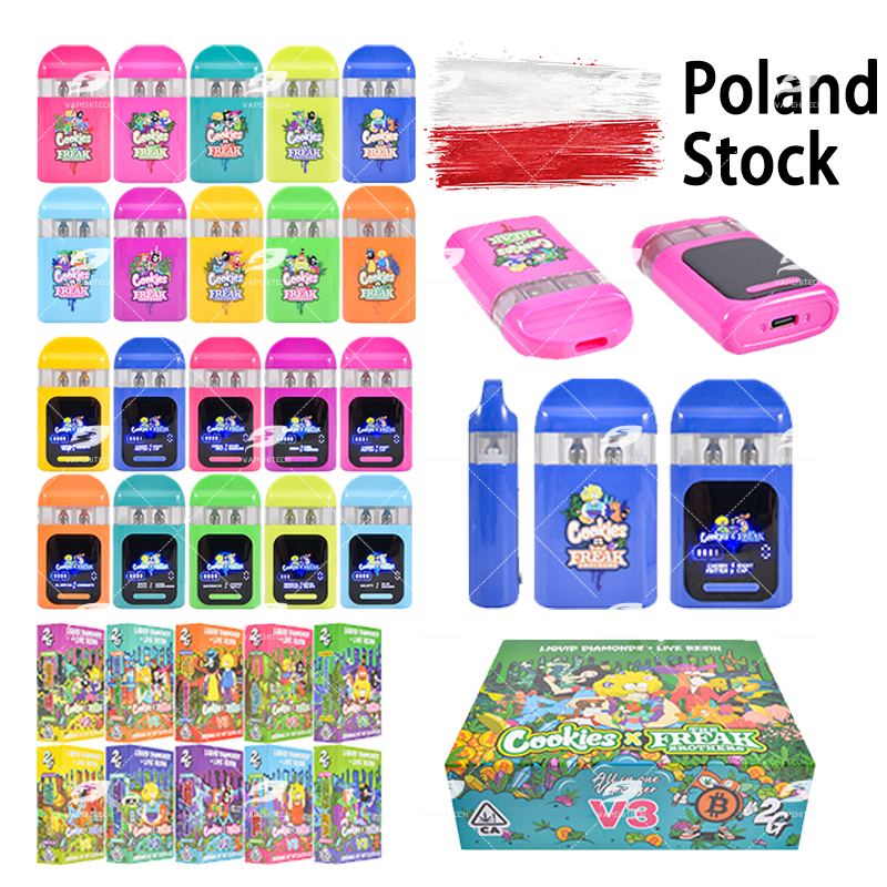 Poland Stock Cookies Freak Brothers V3 2g Disposable Vape Pen