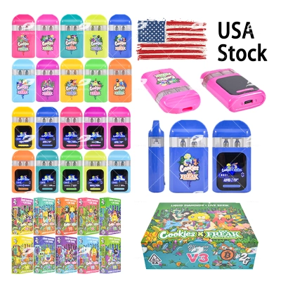 USA Stock Cookies Freak Brothers V3 2g Dual Chamber Empty Vape Pen 01