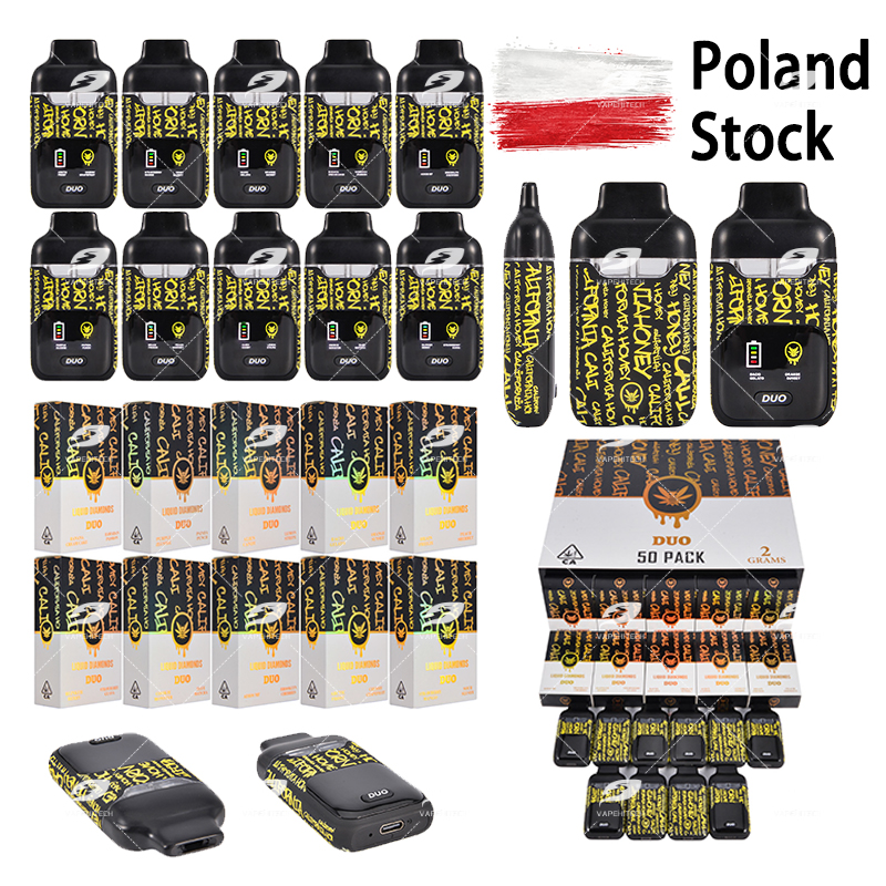 pl stock cali honey 1ml+1ml dispo vape pen
