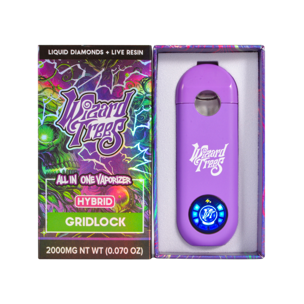 USA Stock Wizard Trees 2g Empty Disposable Vape Pen with Screen