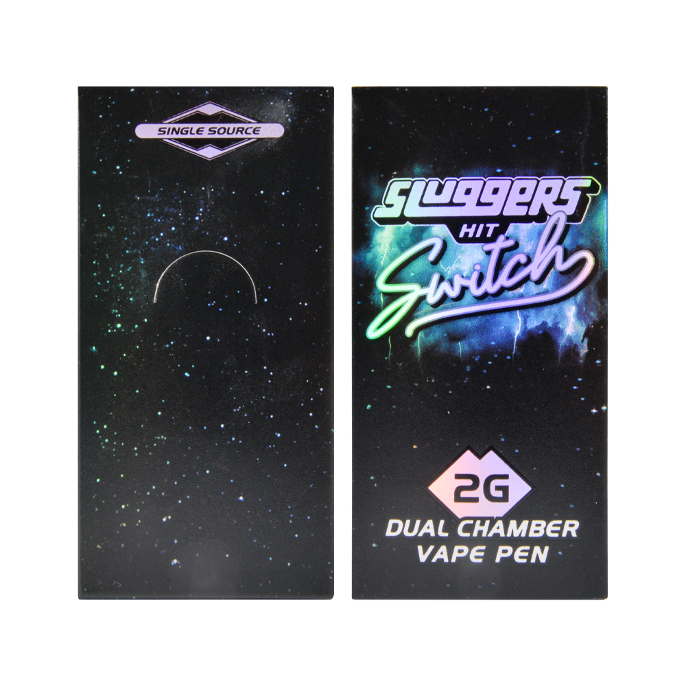 Sluggers Sparkles 2g Dual Chamber Disposable Vape Pen Empty