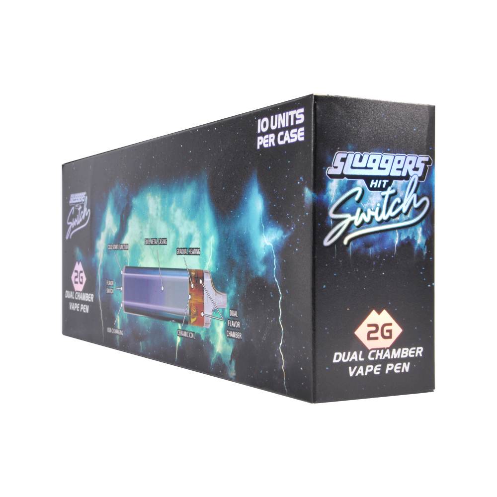 Sluggers Sparkles 2g Dual Chamber Disposable Vape Pen Empty