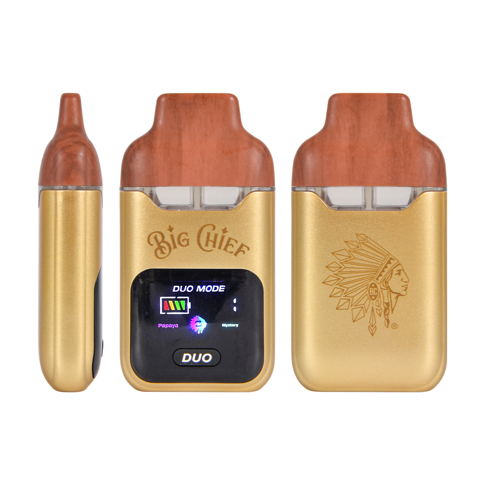 Big Chief Duo V2 2g dual chamber disposable vape pen
