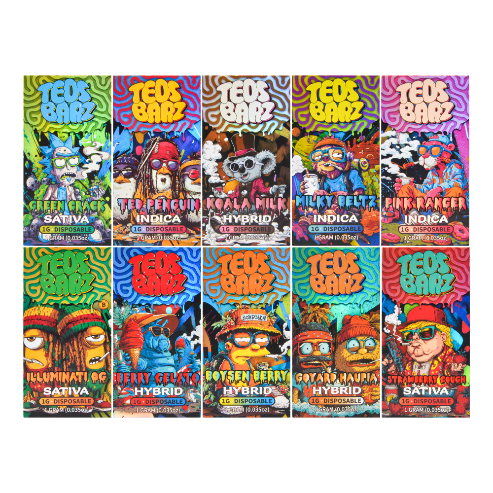 UK Stock TEDS BARZ 1ml Disposable Vape Pen