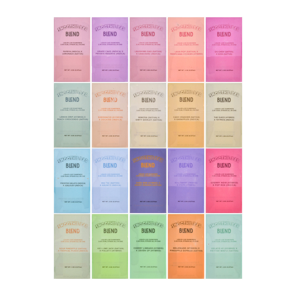 US Warehouse Smoothie Bar 2g Dual Tank Disposable Vape Pen