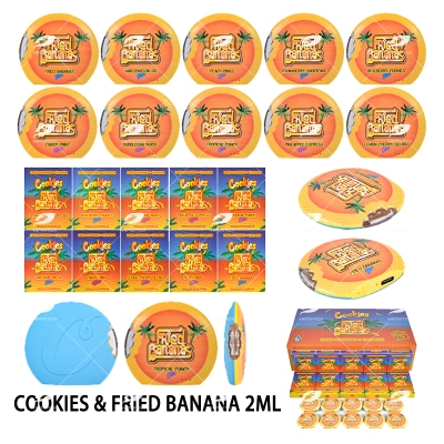 Cookies Fried Bananas 2g Disposable Vape Pen Empty Round 2ml 01