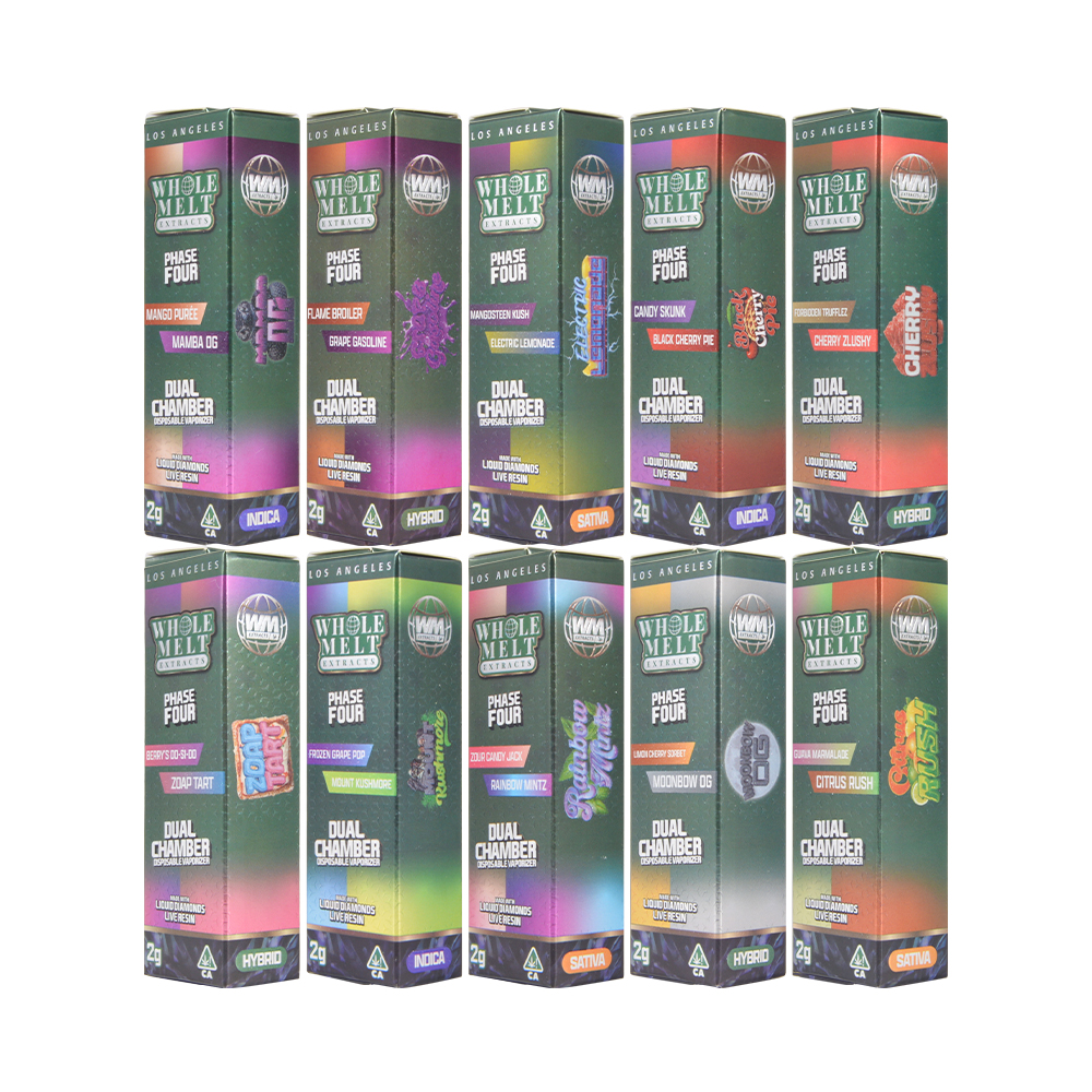 Poland Stock V9 Whole Melt Phase 4 2G Disposable Vape Pen, 1G+1G Glow