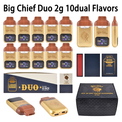 USA Stock Big Chief Duo V1 2G Disposable Vape Pen 01
