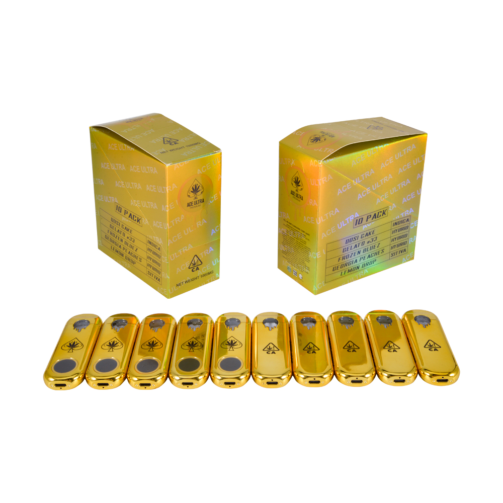 Poland Stock Ace Ultra Premium Gold V6 1G Disposable Vape Pen