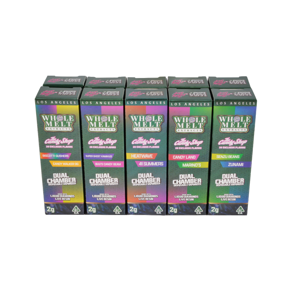 USA Stock Whole Melt X Candy Shop 2G Disposable Vape Pen Phase 4 Empty