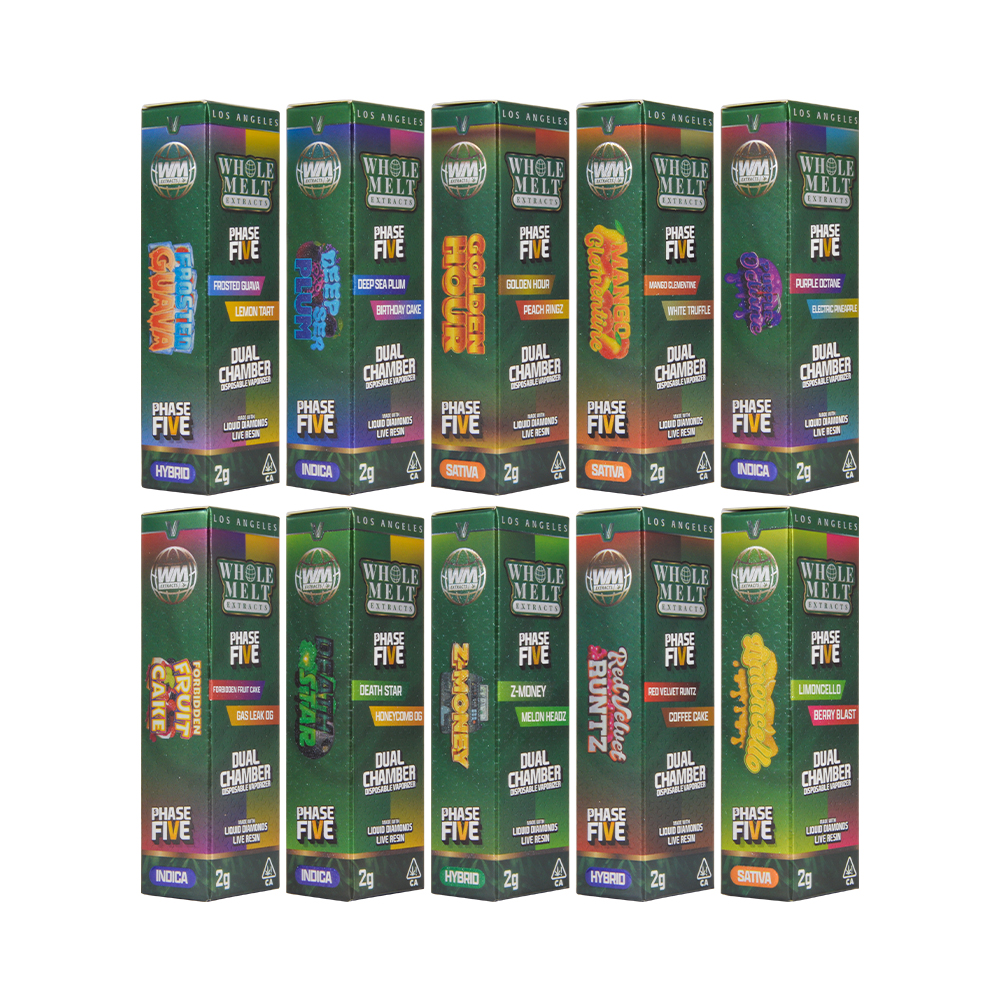 Whole Melt Phase 5 2G Disposable Vape Pen Empty Dual Chamber Wholesale