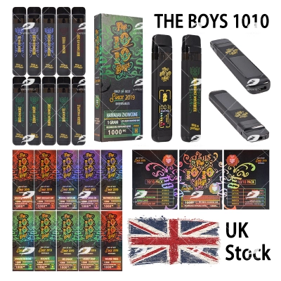 UK Stock THE BOYS 1010 1ml Sample 10pcs Box 1G Disposable Vape Pen 01