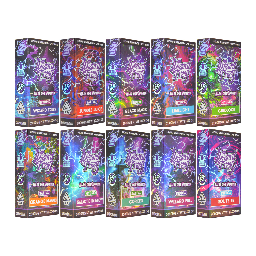 USA Stock Wizard Trees 2ml Disposable Sample 10pcs Box
