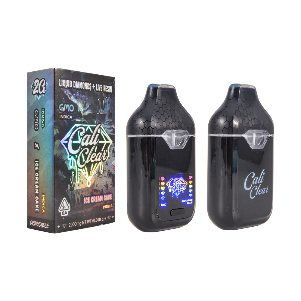 Cali Clear 2G Dual Chamber Empty Disposable Vape Pen