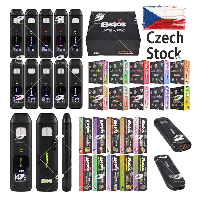 Czech Stock Besos 2G Disposable Vape Pen 3 Flavors EU Empty