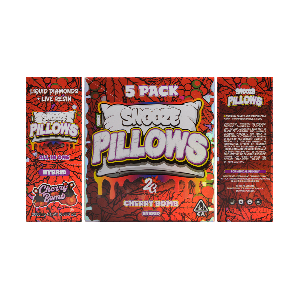 USA Stock Snooze Pillows 2G Disposable Vape Pen Sample