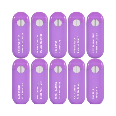 USA Stock Wizard Trees Duo 2G Disposable Vape Pen Sample 10pcs Box 02