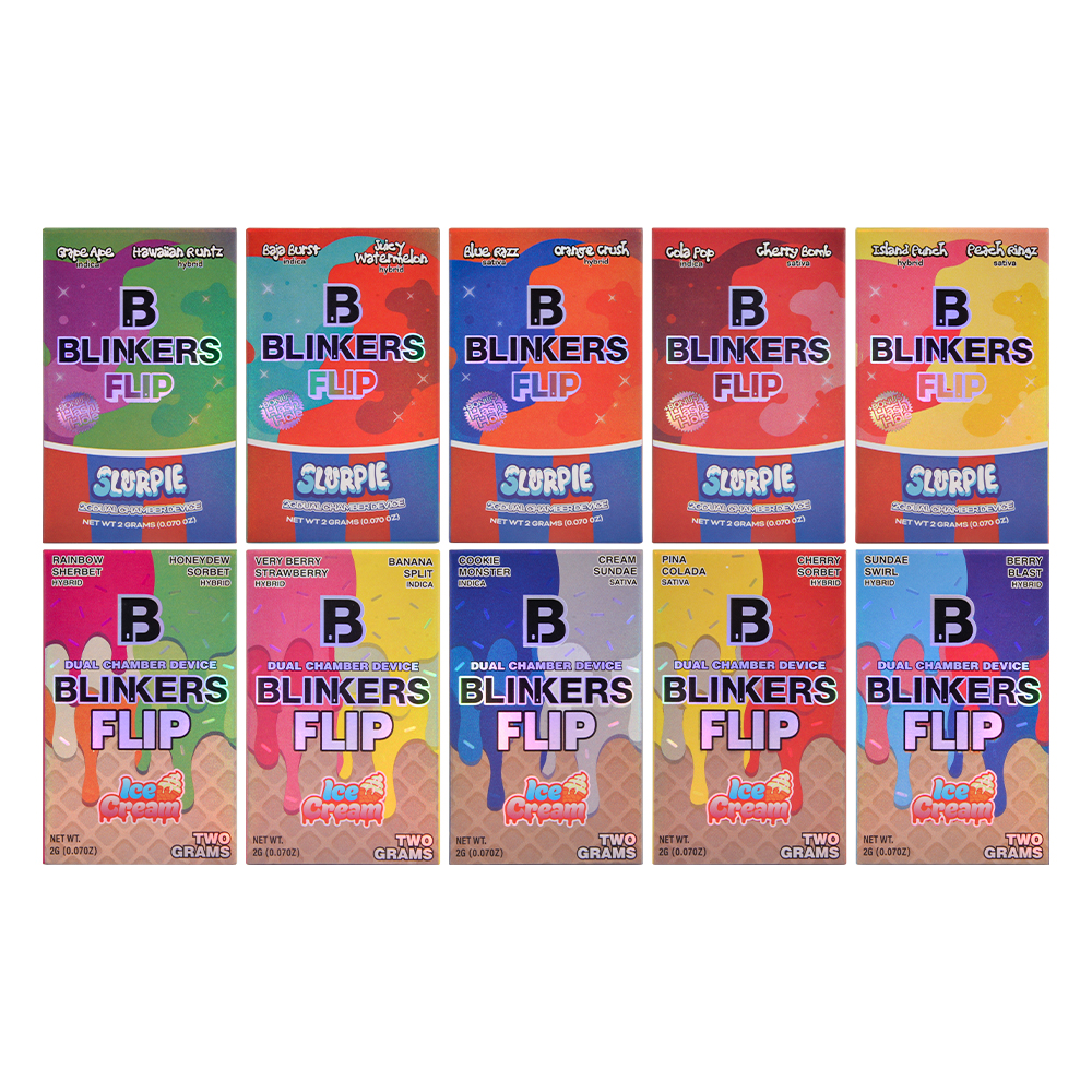 Mexico Blinkers Flip Ice Cream 2G Dual Chamber Disposable Vape Pen
