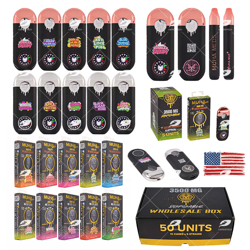 usa stock muha meds gen 3 3.5g disposable vape pen
