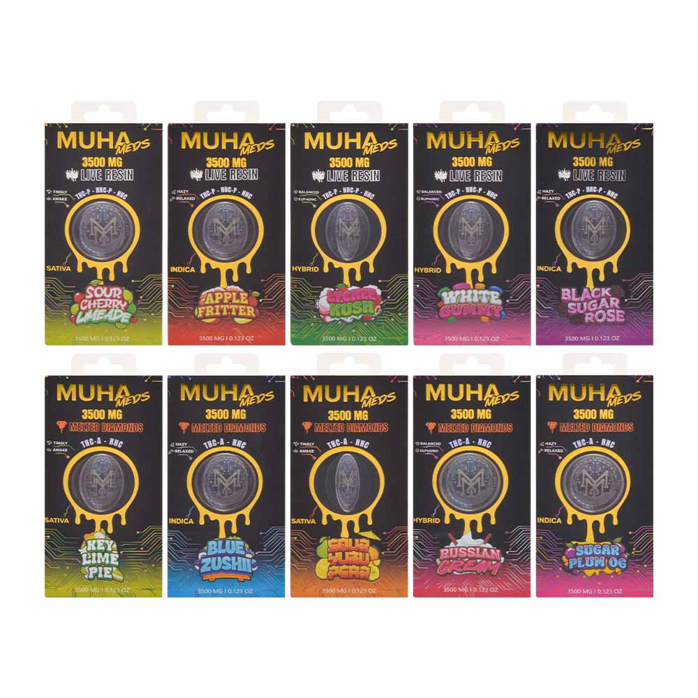 Mexico Stock Muha Meds Gen 3 3.5G Disposable Vape Pen, Round Screen