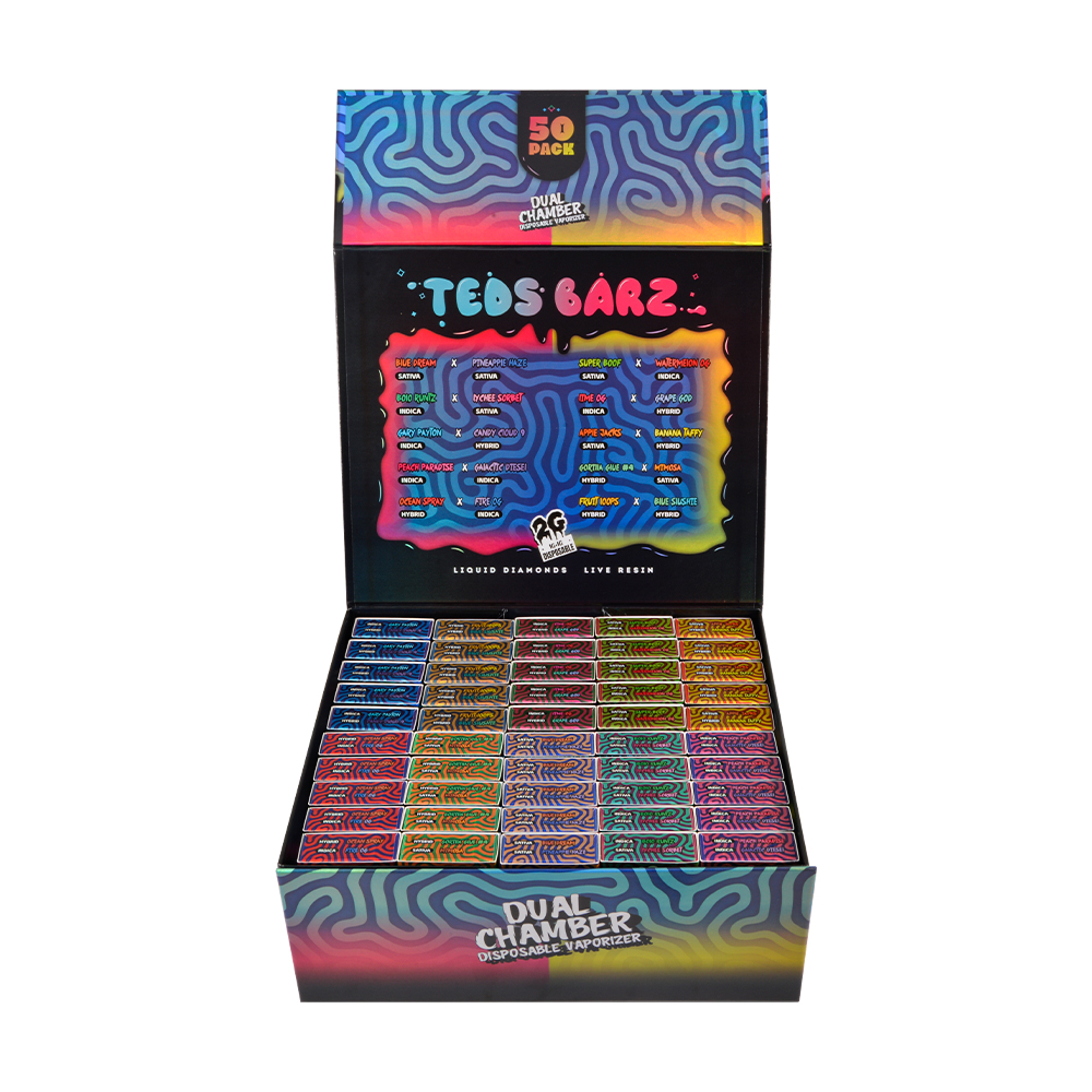 Teds Barz 2G Dual Chamber Disposable Vape Pen USA Stock