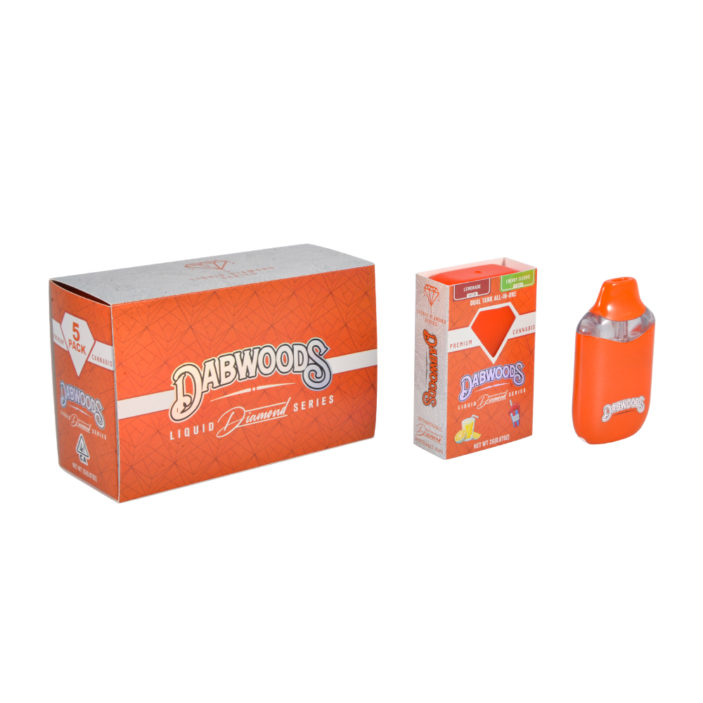 Dabwoods 2G Dual-Flavor Disposable Vape Pen with Screen