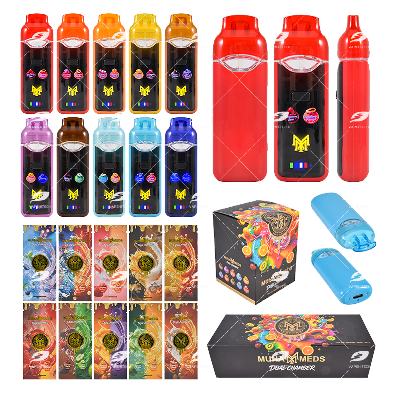 muha meds 2g dual chamber disposable vape
