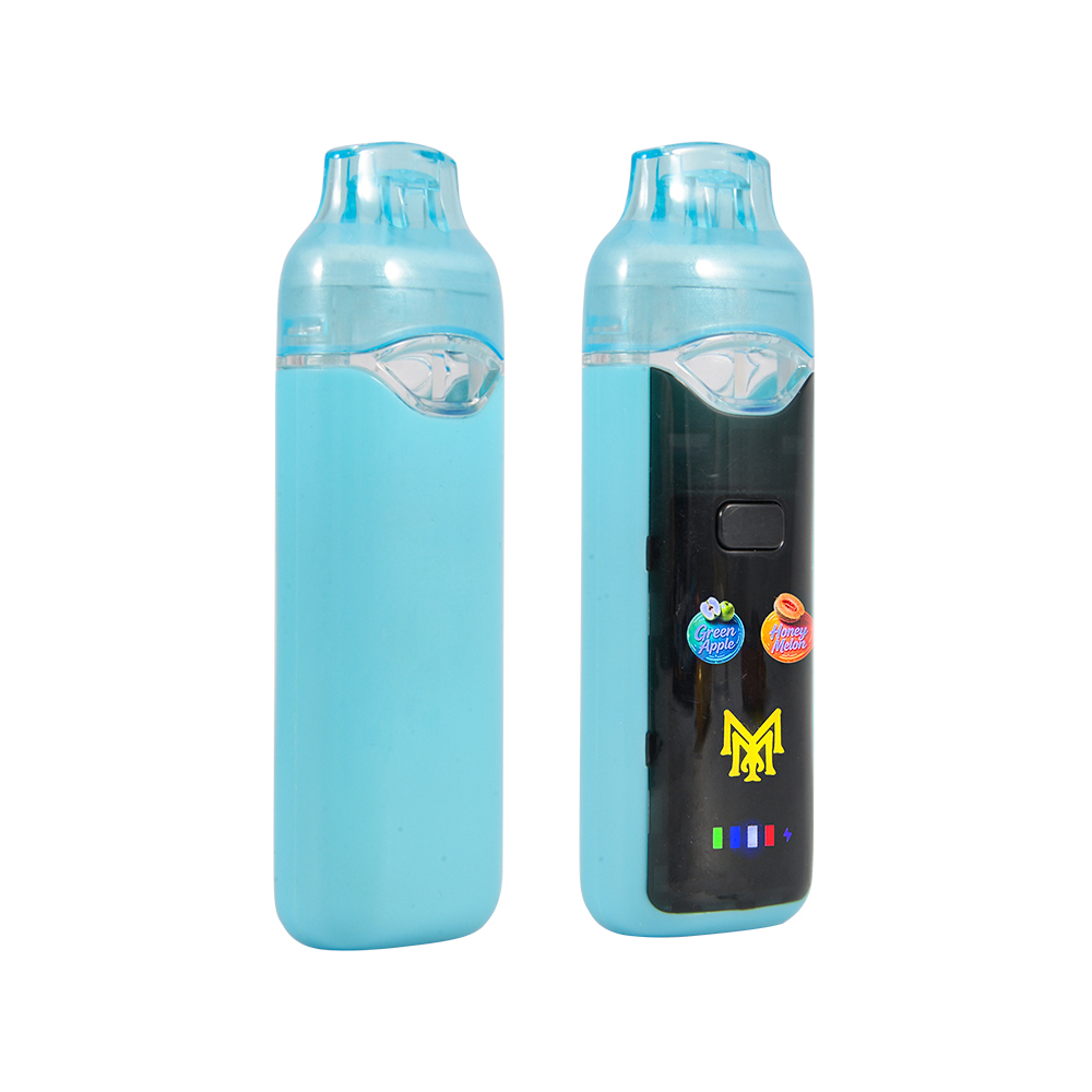 muha meds 2g dual chamber disposable vape with screen
