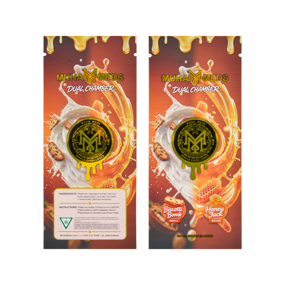 Muha Meds 2G Dual Chamber Disposable Vape Pen 1+1G