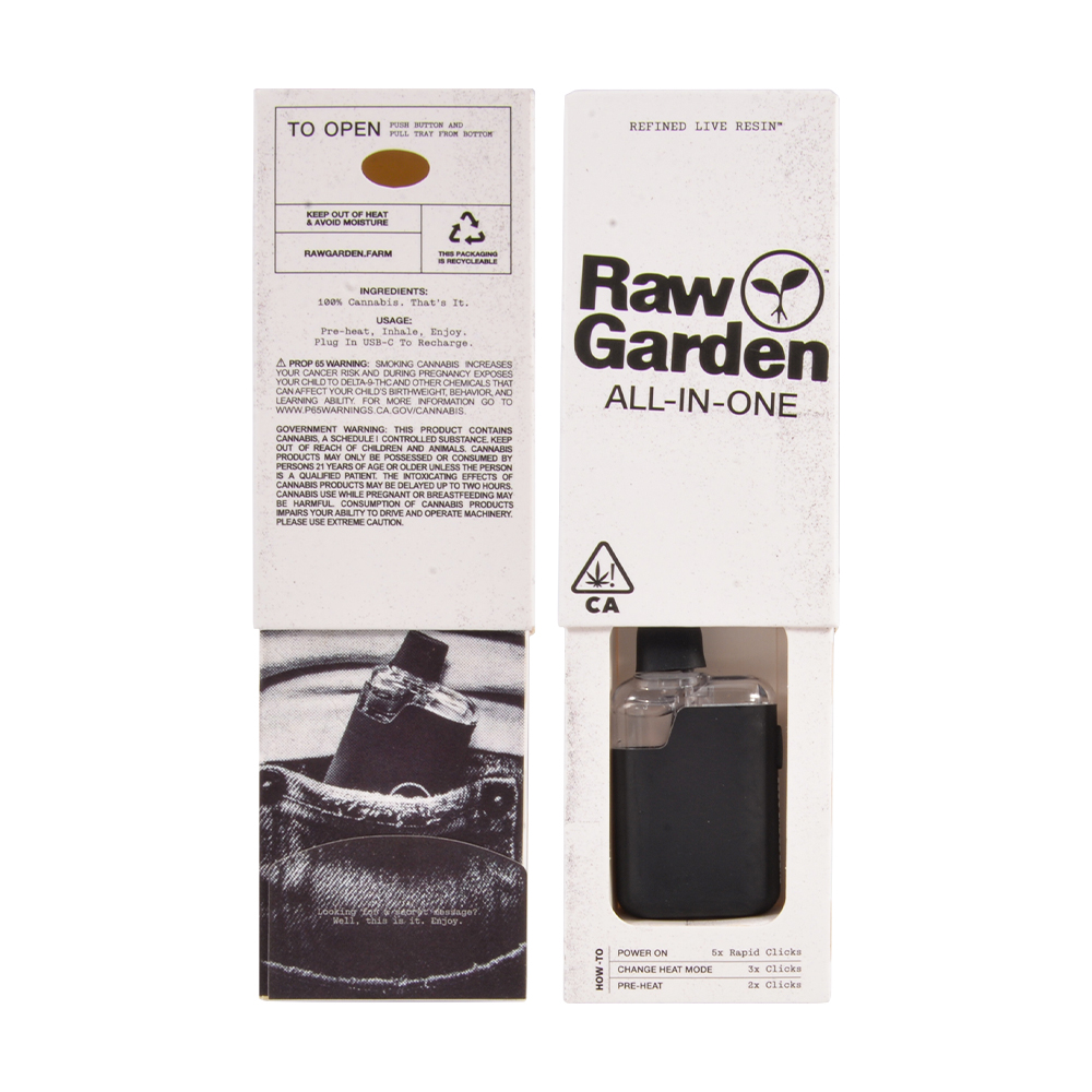 UK Wholesale Raw Garden All-In-One Empty Vape Pen