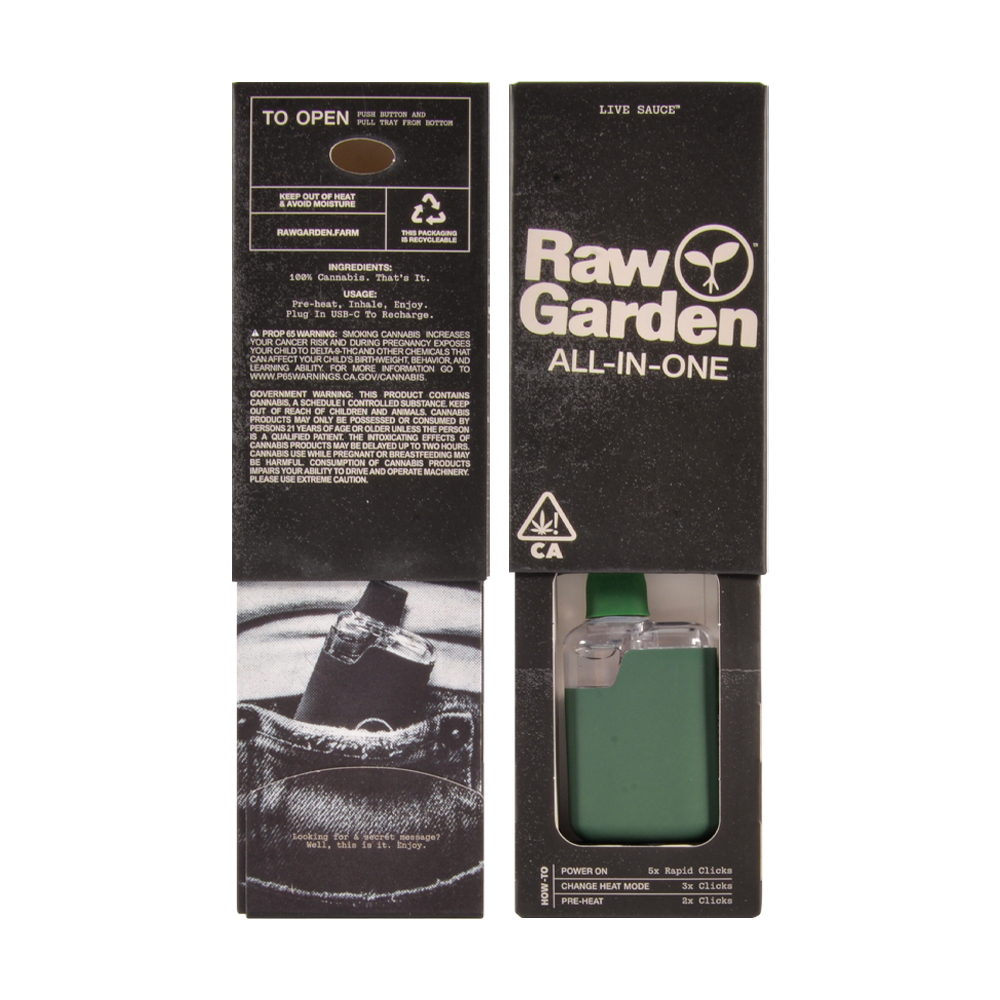 UK Wholesale Raw Garden All-In-One Empty Vape Pen