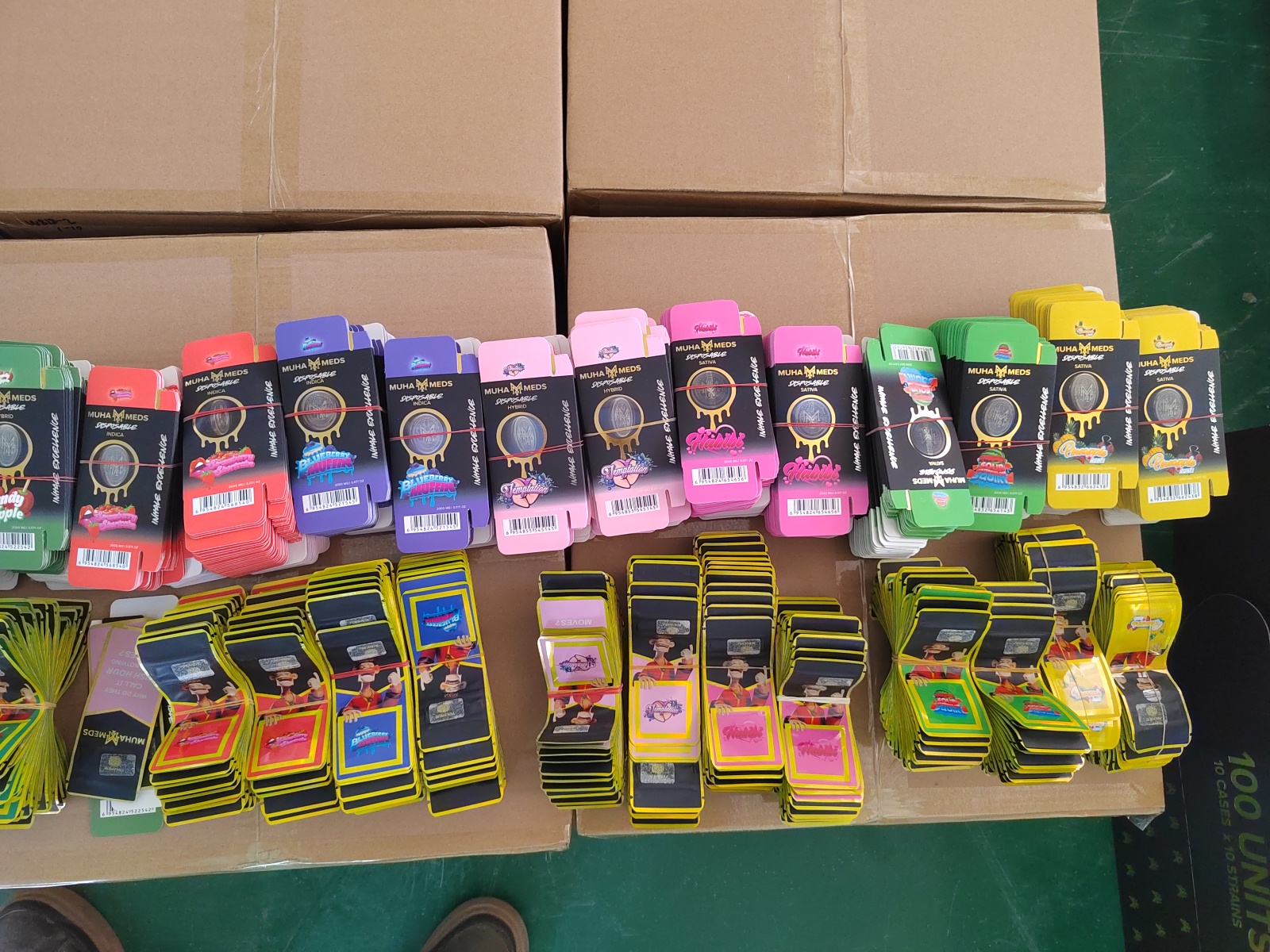 USA STOCK Muha Med 2g disposable premium extracts empty pods Candyapple review Julio-1q 02