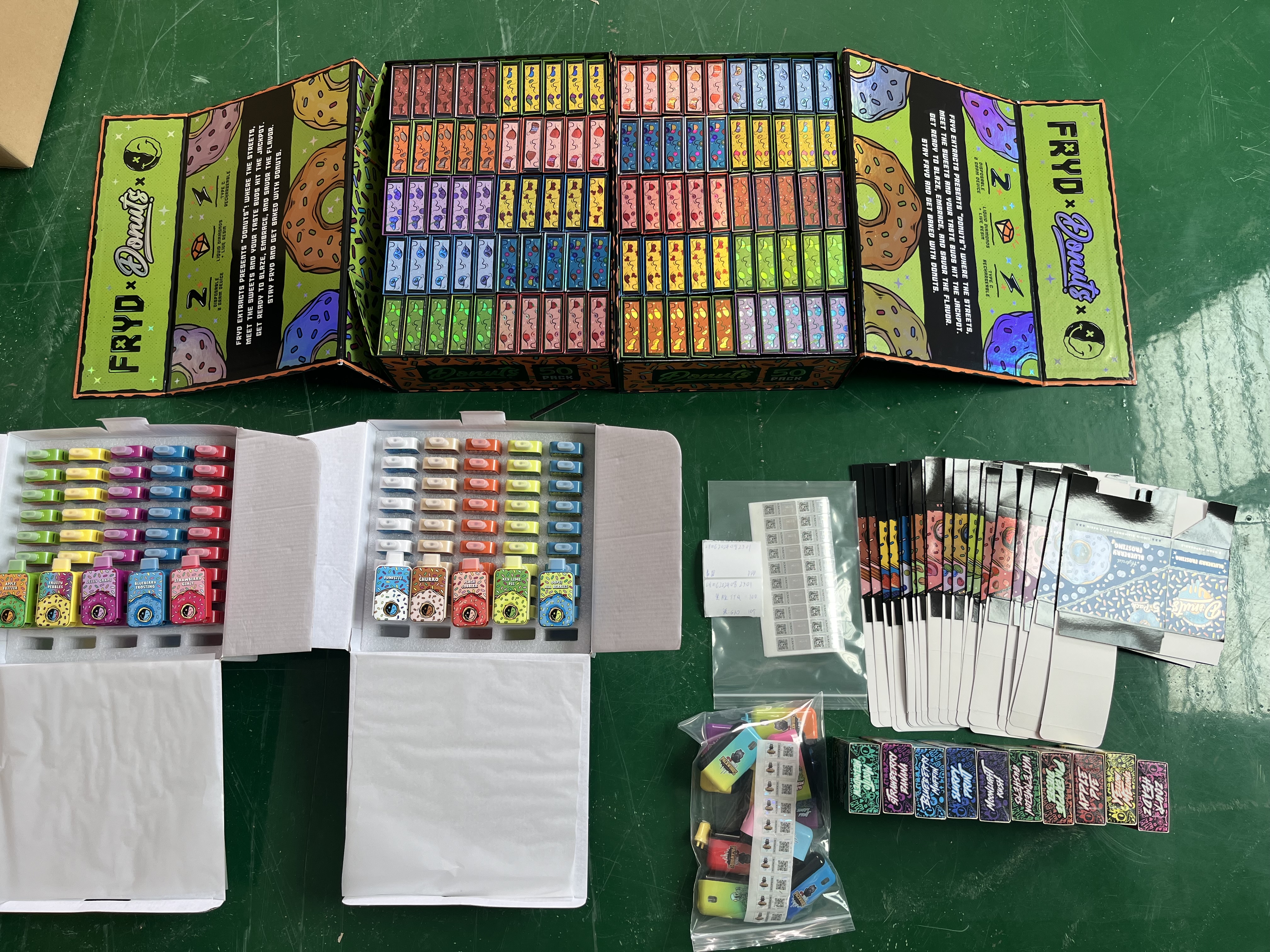 USA warehouse Kseal Fryd dounts extracts preimum empty 2000mg thca vape pens  review jsmiff 02