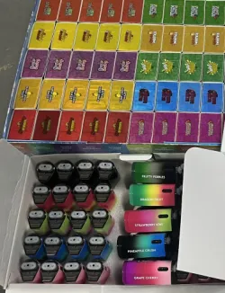 USA warehouse Melt x Packman empty disposable vape pens 2000mg with LED screen review jack-mtq 01