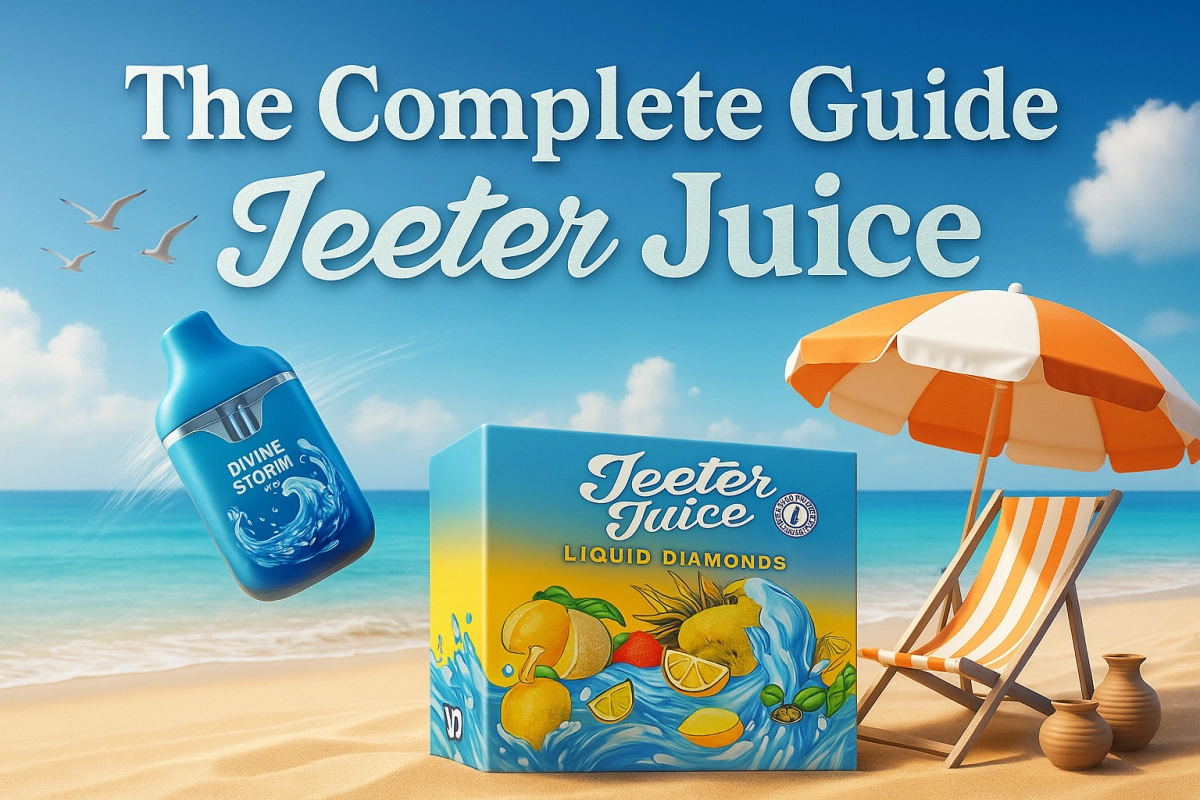 Jeeter Juice guide cover comparing live resin and liquid diamond cannabis concentrates