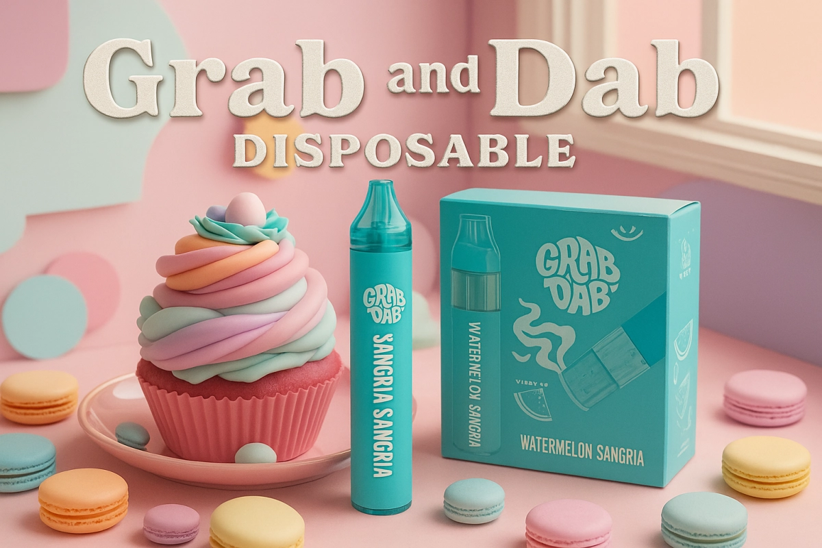 Grab and Dab diamond-infused disposable vape, guide cover image