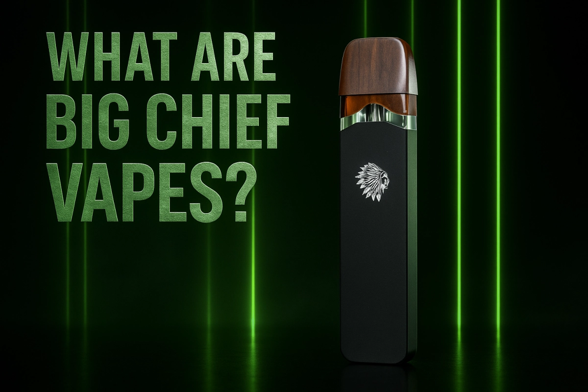 Big Chief vape authenticity guide with empty Big Chief-style disposable hardware and cartridges for B2B buyers
