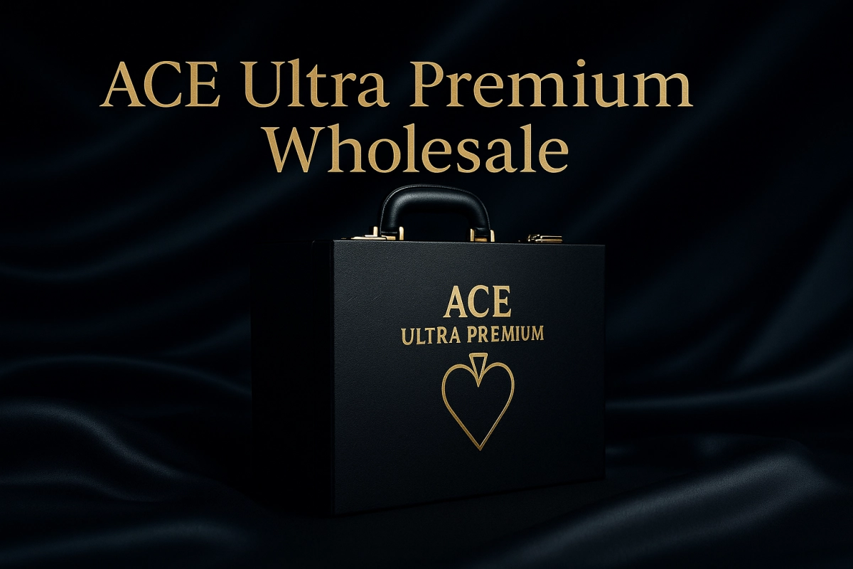 Empty ACE Ultra disposable hardware arranged for an ace ultra premium wholesale planning guide

