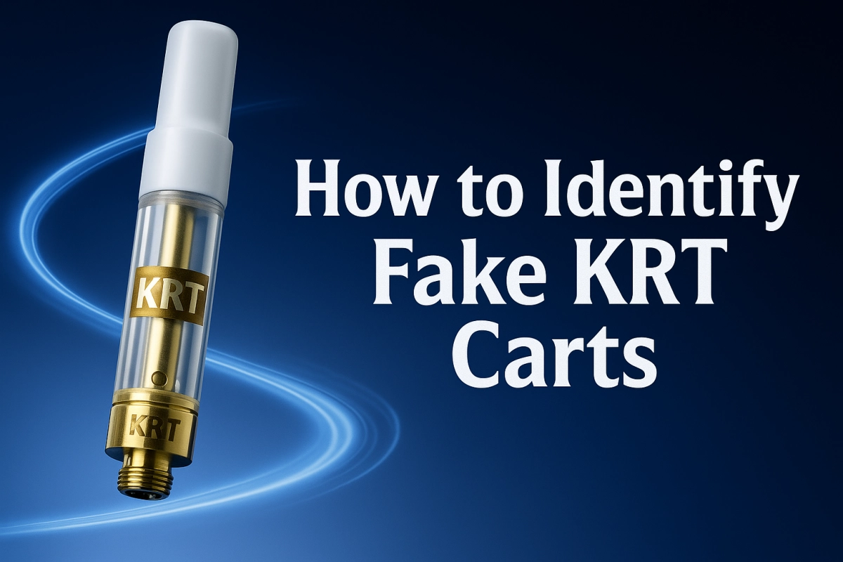 Safety guide for identifying fake KRT carts through packaging and verification checks