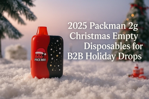 Packman 2g Christmas Empty Disposables: Holiday-Ready Hardware for B2B Brands