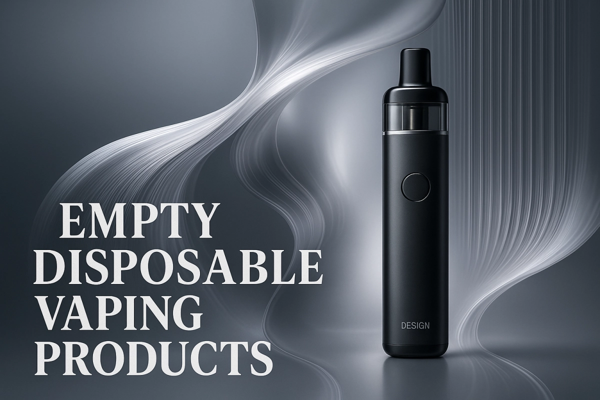 Warehouse team inspecting empty disposable vape hardware cartons with QC checklist and lot labels (hardware-only).