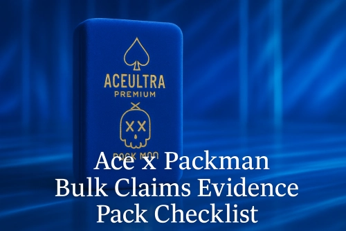 Ace x Packman Bulk Claims Evidence Pack Checklist