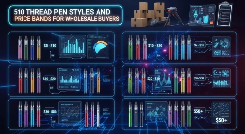 510 Thread Pen Styles and Price Bands for Wholesale Buyers