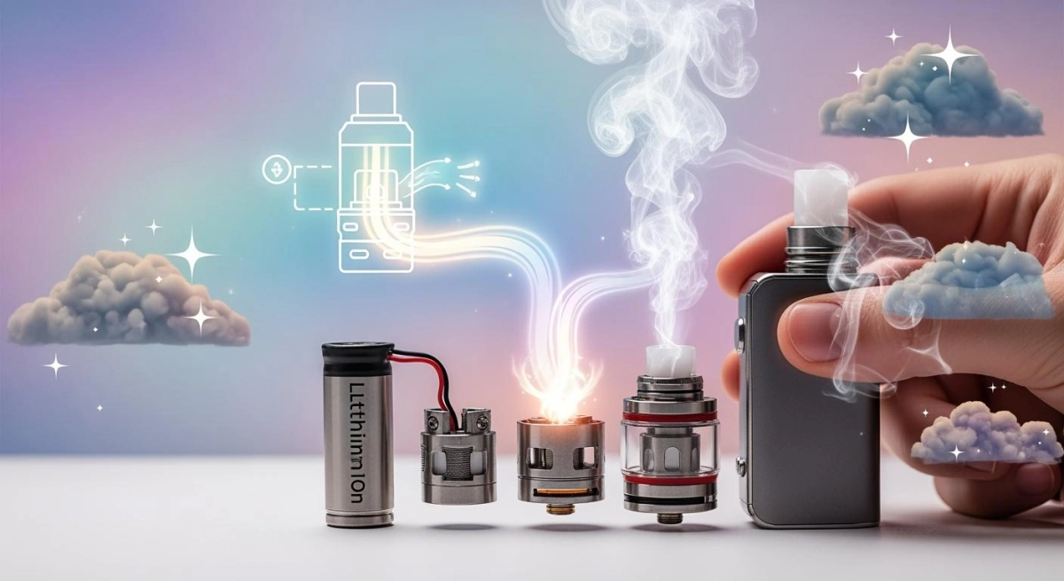How do vapes work – vape device components and technology explained in a hardware-only guide