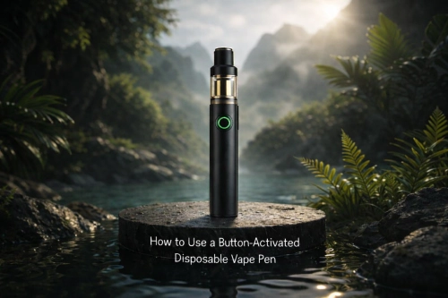 How to Use a Button-Activated Disposable Vape Pen Step by Step