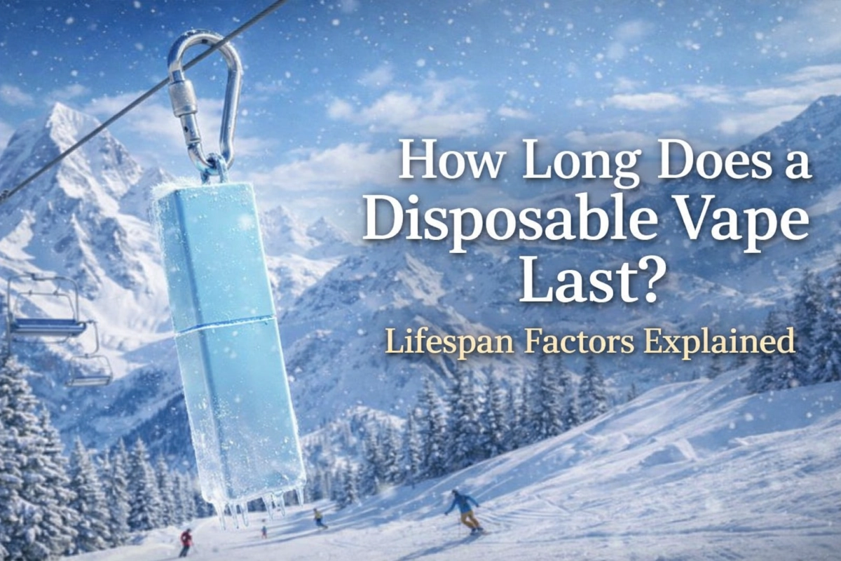Empty only disposable vape lifespan factors: puff pattern, airflow restriction, storage stress, sealing drift—simple checklist visual