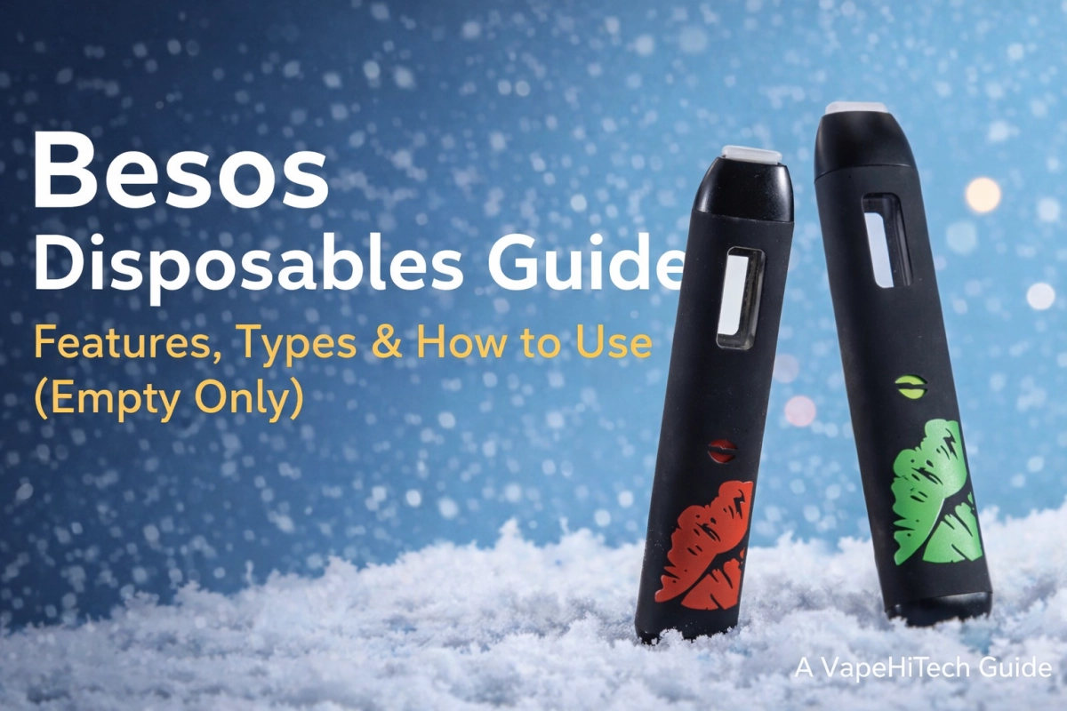 Besos disposables guide (empty only): features, types, and step-by-step usage checklist