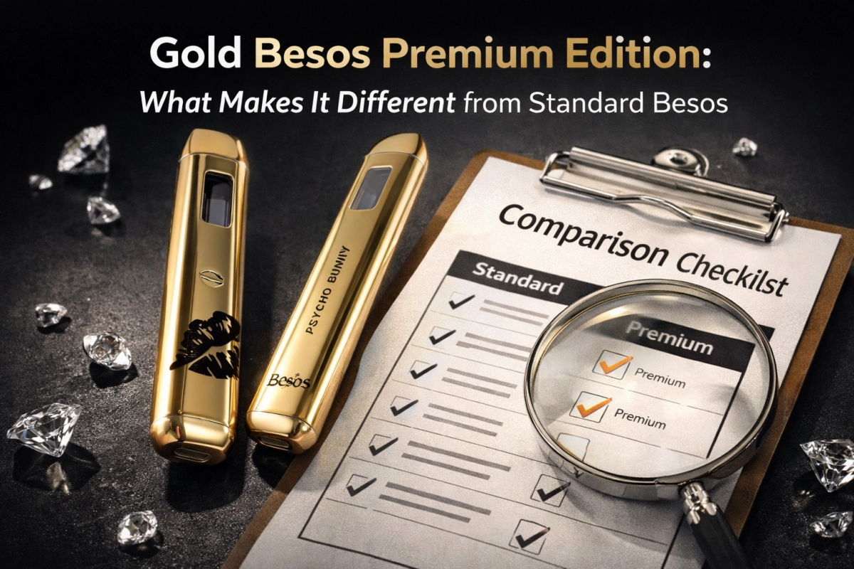 Gold Besos Premium Edition vs Standard Besos — empty only comparison and receiving checklist