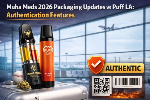 Muha Meds 2026 Packaging Updates vs Puff LA: Authentication Features